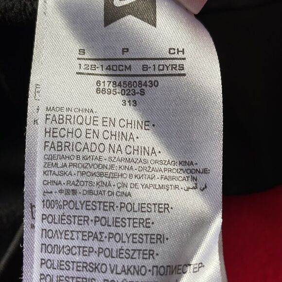 Nike Black Pullover Hoodie (Kid’s 8-10) With Multiple Designs on the Front - Picture 9 of 11